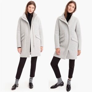 J. Crew Italian Stadium Cloth Coat